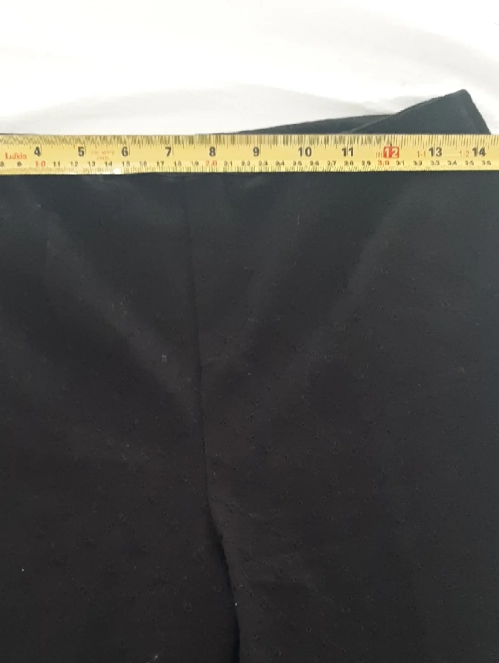 VTG🖤EYELET🖤DAVID PAUL New York High-Rise Cropped, COTTON Wide-Leg Pants Sz 4/M - Picture 5 of 8